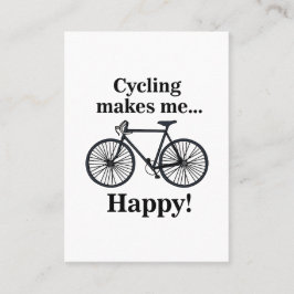 Bicycle Cycling Bicyclist Bike Visitkort