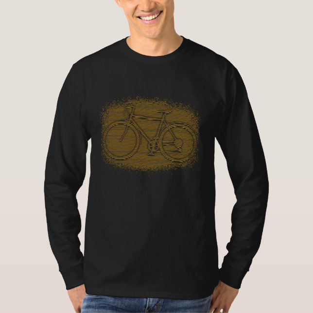 Bicycle Cycling Cyclist T Shirt (Framsida)