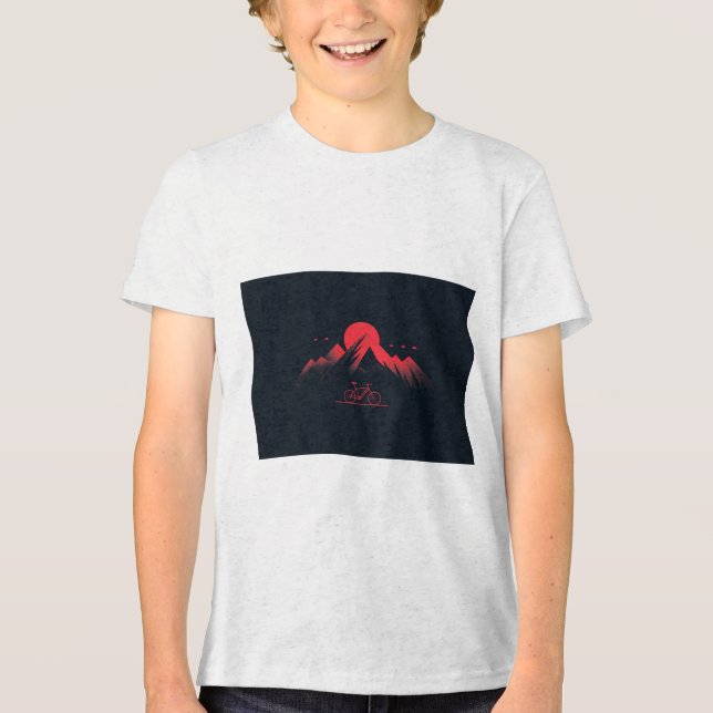 Bicycle Design T Shirt (Framsida)