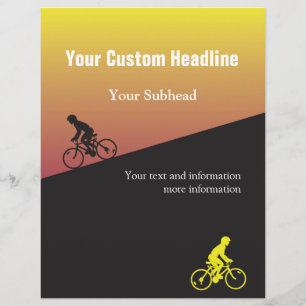 Bicycle Event Flyer med Anpassningsbar Text
