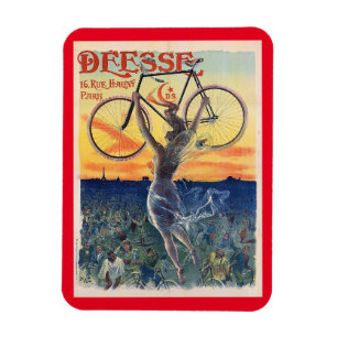 Bicycle gudinna, reklam, Vintage Magnet
