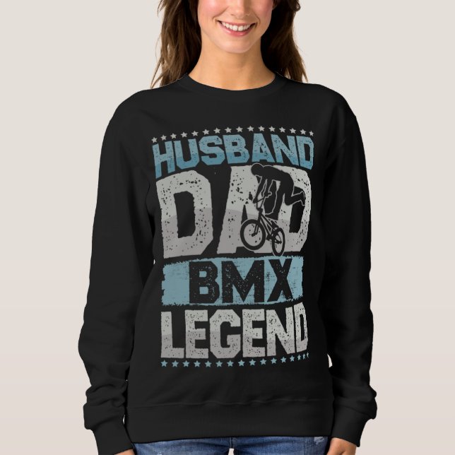 Bicycle Husband Dad BMX Legend BMX Men T Shirt (Framsida)