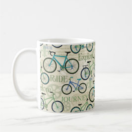 Bicycle Journey Blue Kaffemugg