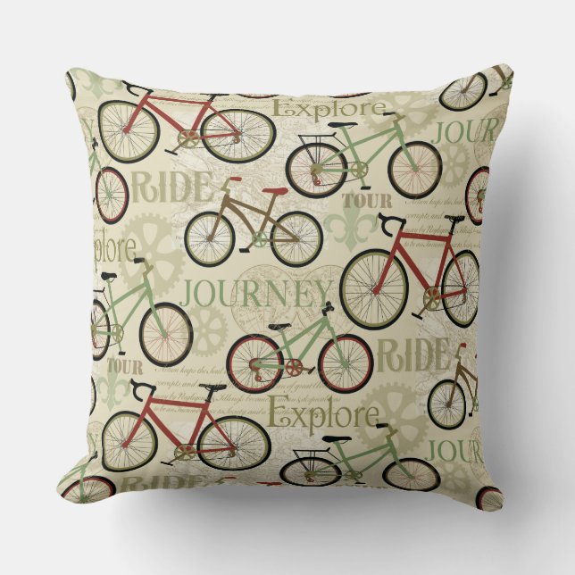 Bicycle Journey Kudde (Framsida)