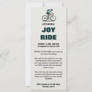 Bicycle Joy Ride-inbjudan Inbjudningar