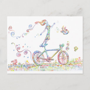 Bicycle Joy Vykort