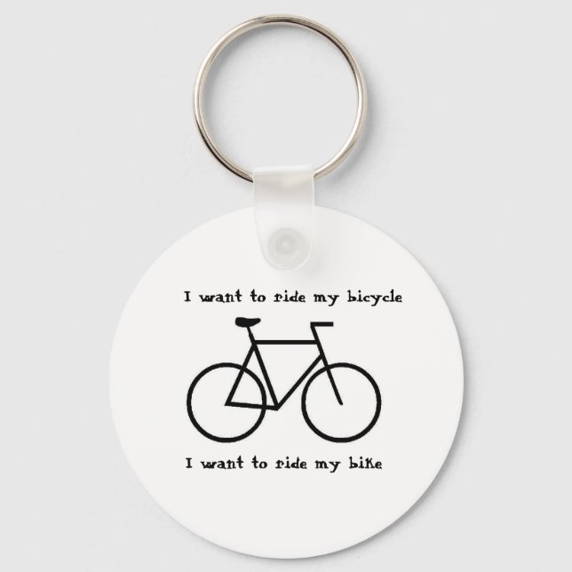 Bicycle kärlek nyckelring (Framsida)