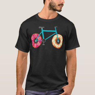 Bicycle med Donut Hjul T Shirt