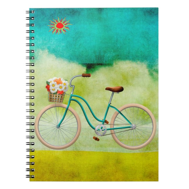 Bicycle Notebook Anteckningsbok (Framsidan)