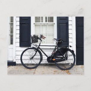 Bicycle on Meeting St, Charleston, South Carolina Vykort