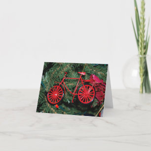 Bicycle Ornament på Julgran Helgkort