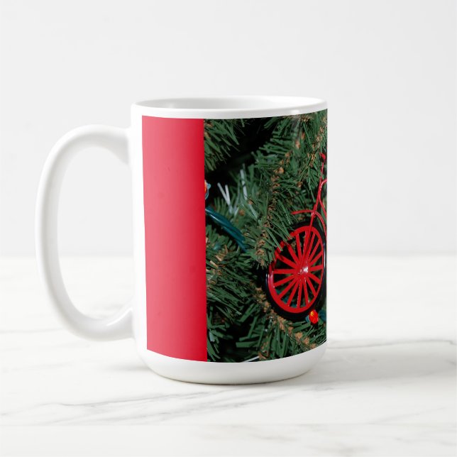 Bicycle ornament på Julgran Kaffemugg (Vänster)