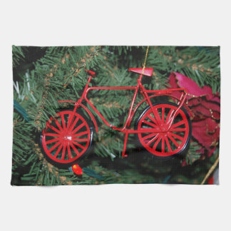 Bicycle Ornament på Julgran Kökshandduk