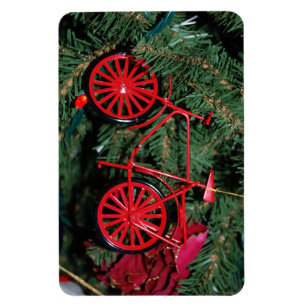 Bicycle Ornament på Julgran Magnet