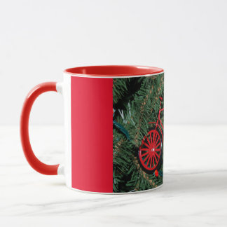 Bicycle Ornament på Julgran Mugg
