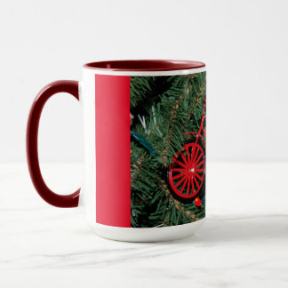 Bicycle Ornament på Julgran Mugg