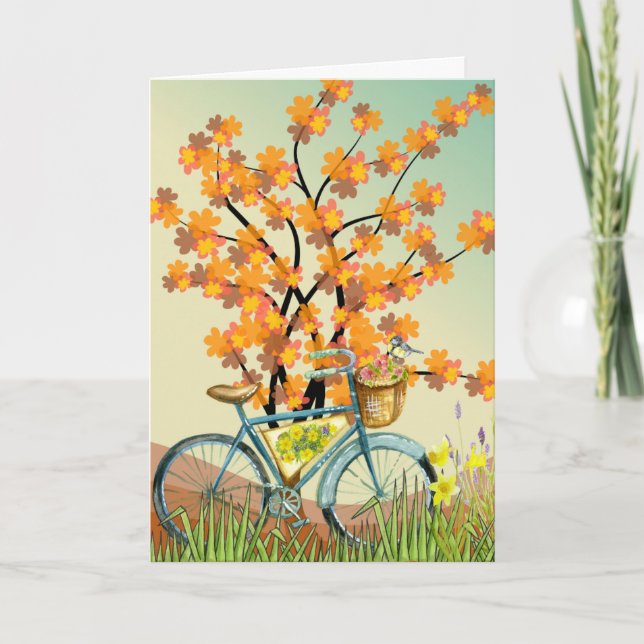 Bicycle P19 Blank Note Card Kort (Framsida)