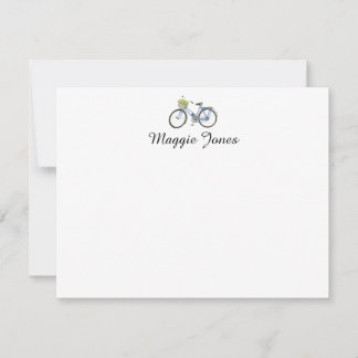 Bicycle Personlig Note Card Anteckningskort