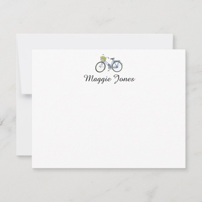 Bicycle Personlig Note Card Anteckningskort (Framsida)