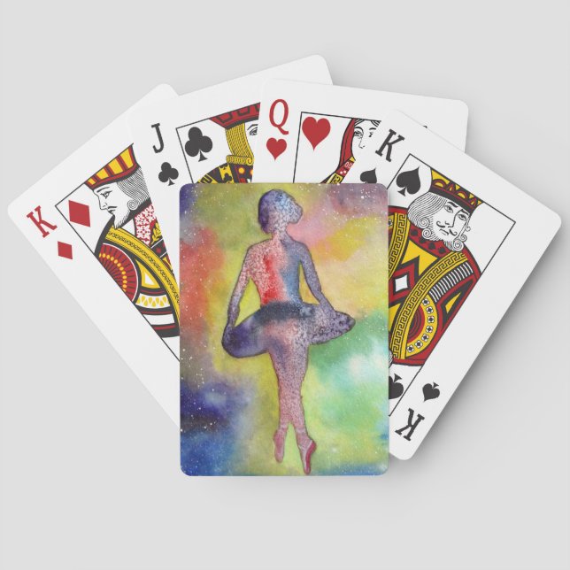 Bicycle® Poker Spelkort Ballerina Abstrakt (Baksidan)