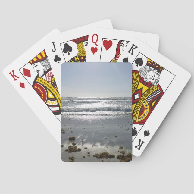 Bicycle® Poker-uppspelningskort - Beach Soluppgång Casinokort (Baksidan)