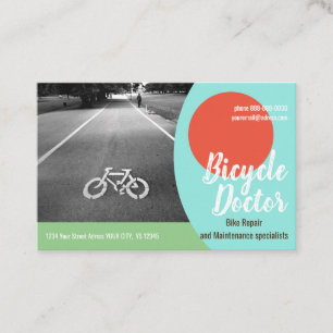 BICYCLE REPAIR Euro, 3,346 x 2,165-tums Affärskor Visitkort