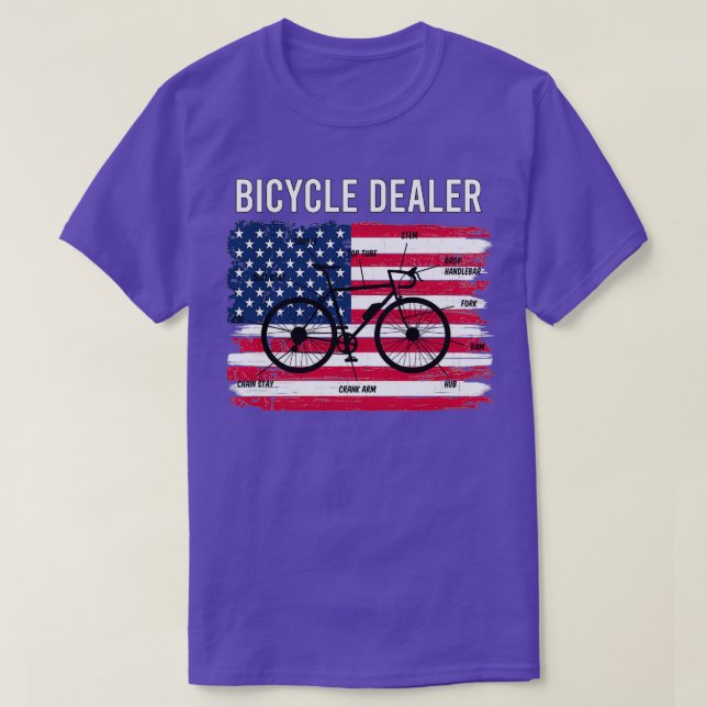Bicycle Seller Bicycle technician lusconi Gift (2) T Shirt (Design framsida)
