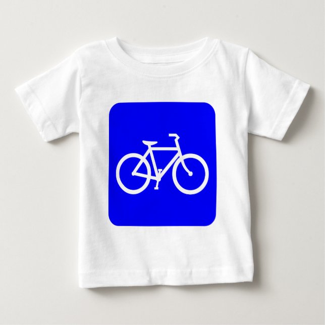 Bicycle Sign - Blue Tröja (Framsida)