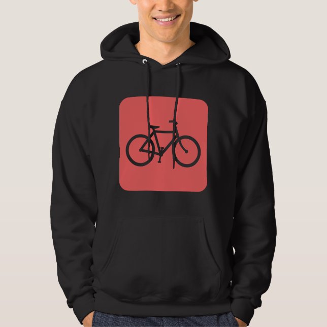 Bicycle Sign - Tropical Rosa Sweatshirt (Framsida)