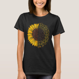 Bicycle Solros Tee Shirt Bike Älskare gift