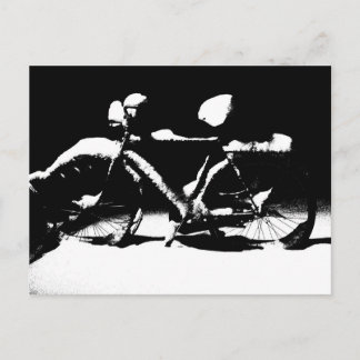 Bicycle stäng-up-grafikvykort vykort