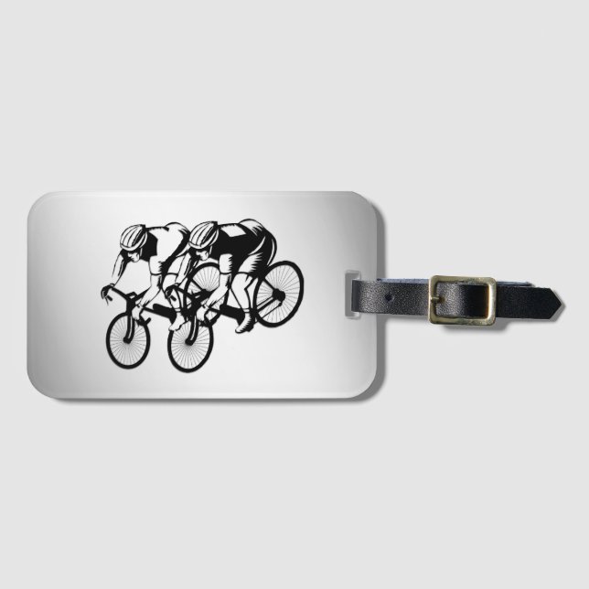 Bicycle Tävling Silver Bagagebricka (Framsida horisontal)
