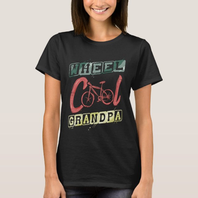 Bicycle Tour cycling  for grandfather cyclist gran T Shirt (Framsida)