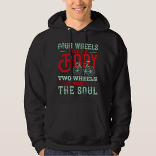 Bicycle - Två hjul flyttar själen Hoodie