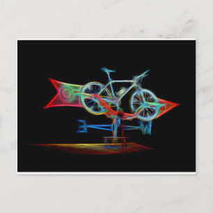Bicycle Weathervane Vykort