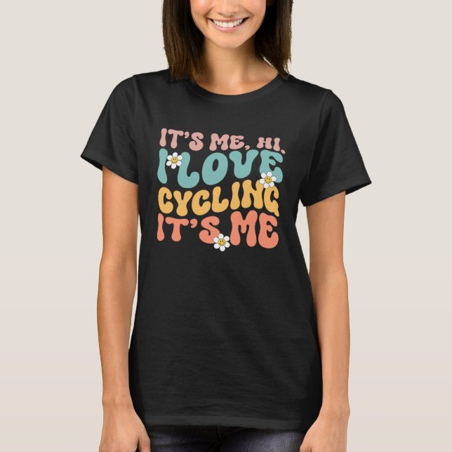 Bicycle  Women Girls Love Bike Cycle Cyclist T Shirt (Framsida)
