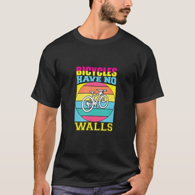 Bicycling Biker Cyclist Athlete marathon Bicycle T Shirt (Framsida)