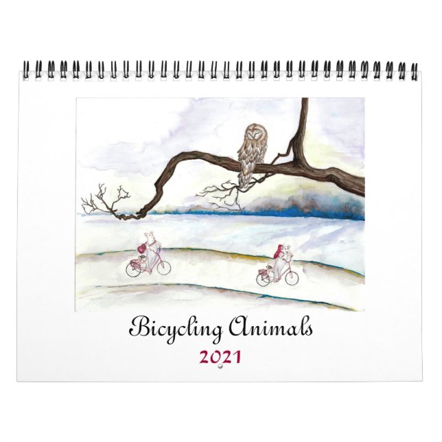Bicyklingsdjur 2021 Kalender (Omslag)