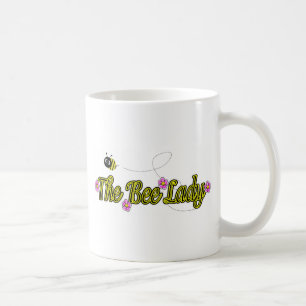 bidamen med blommor kaffemugg