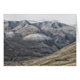 Bidean nam Bian, Glencoe Scotland liggande Hälsningskort