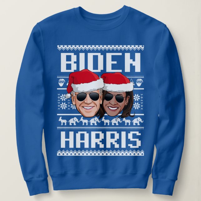 BIDEH HARRIS VANLIGEN CHRISTMAS SWEATER T SHIRT (Design framsida)