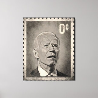 Biden 0 Cent Memine Canvas Art