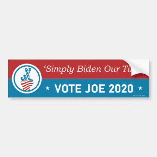 Biden 2020 Bumper Sticker Bildekal