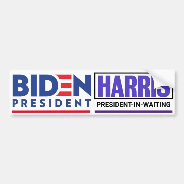 Biden 2020 / Harris in ? Bildekal (Framsidan)