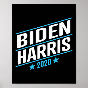Biden 2020 och Kamala Harris på ena Biljett 2 Poster