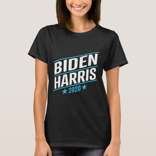Biden 2020 och Kamala Harris på ena Biljett 2 T Shirt (Framsida)
