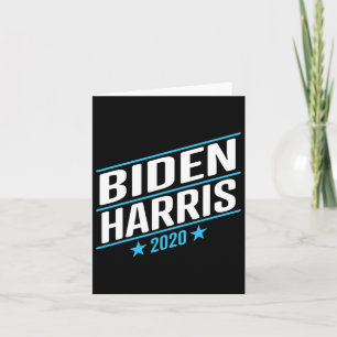 Biden 2020 Och Kamala Harris På Samma Biljett 2 Kort