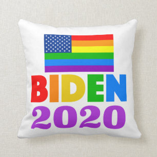 Biden 2020 Rainbow Gay pride Kudde