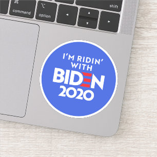BIDEN 2020 - Ridin med Biden Klistermärken