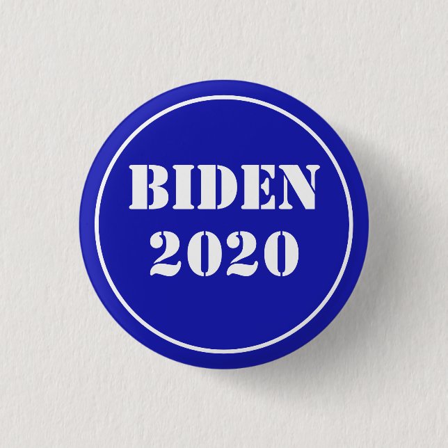 Biden 2020-Royalet Blue & White Knapp (Framsida)